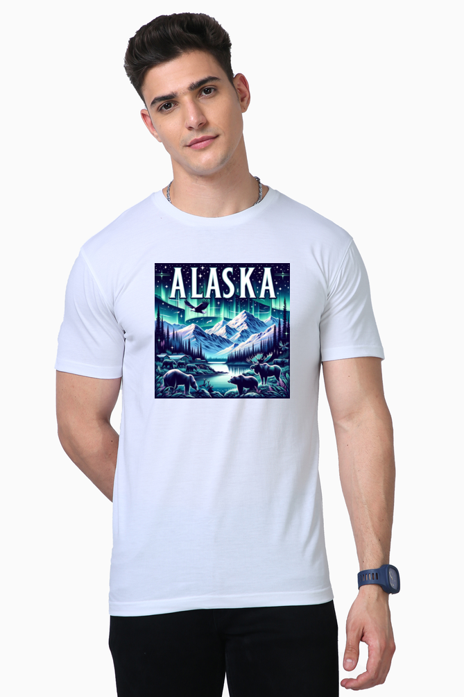Alaska White T-Shirt