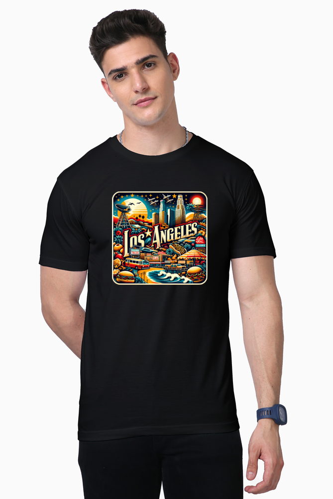 Los Angeles Black T-shirt