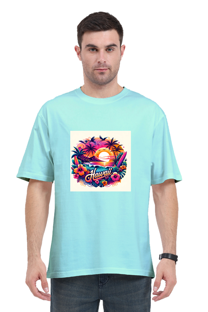 Hawaii Mint Oversized T-Shirt