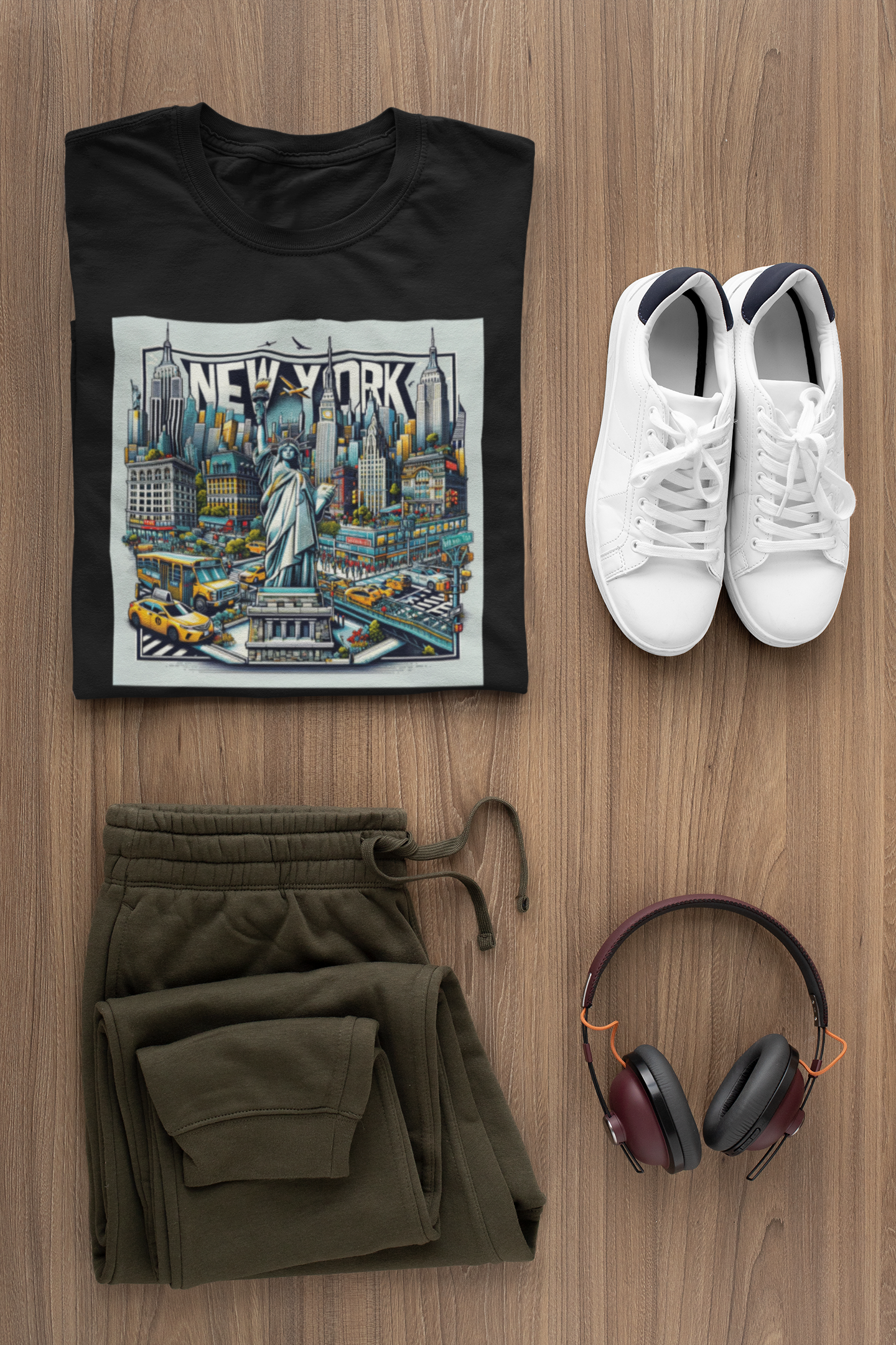 New York Women's Black T-Shirt