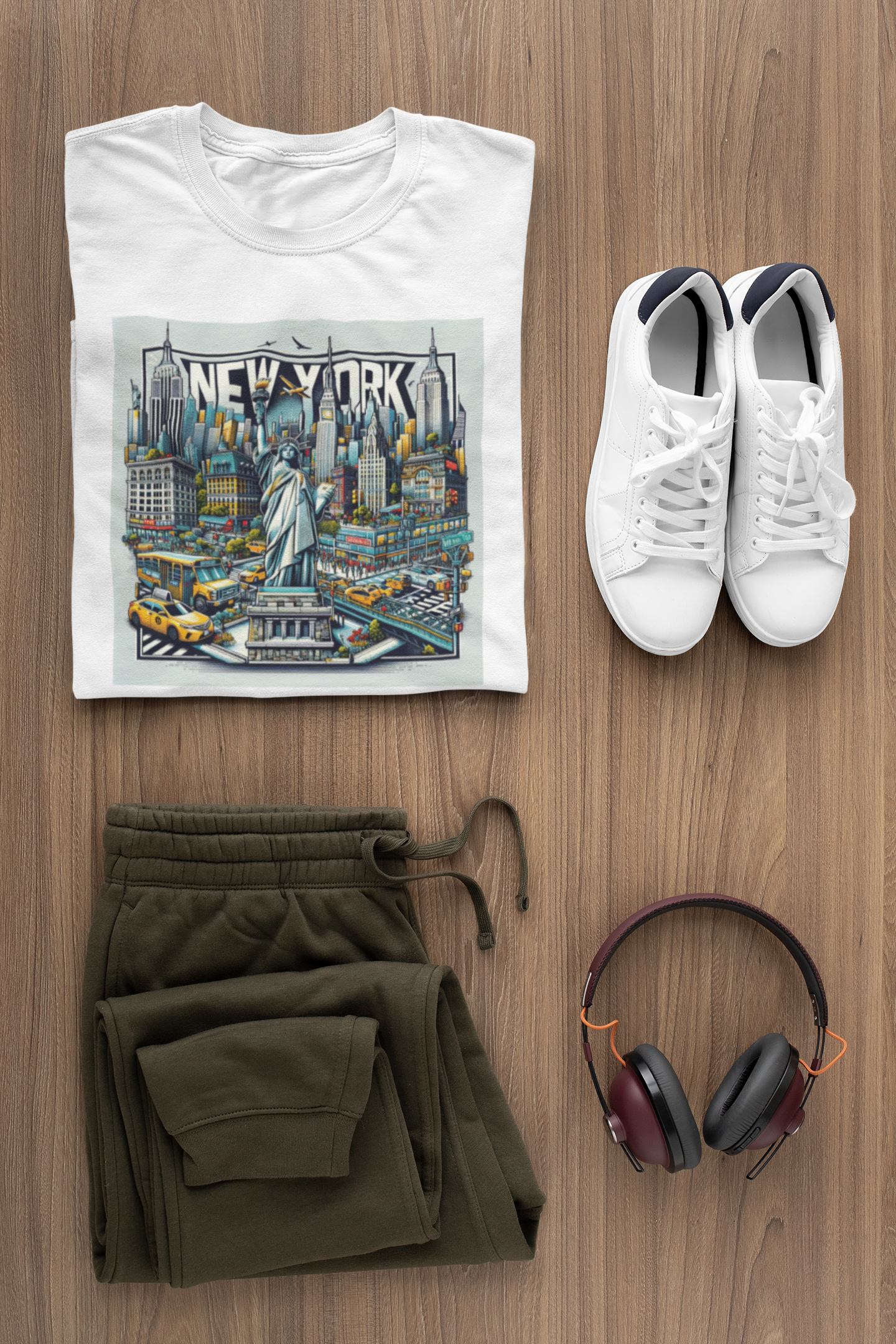 New York Women's White T-Shirt