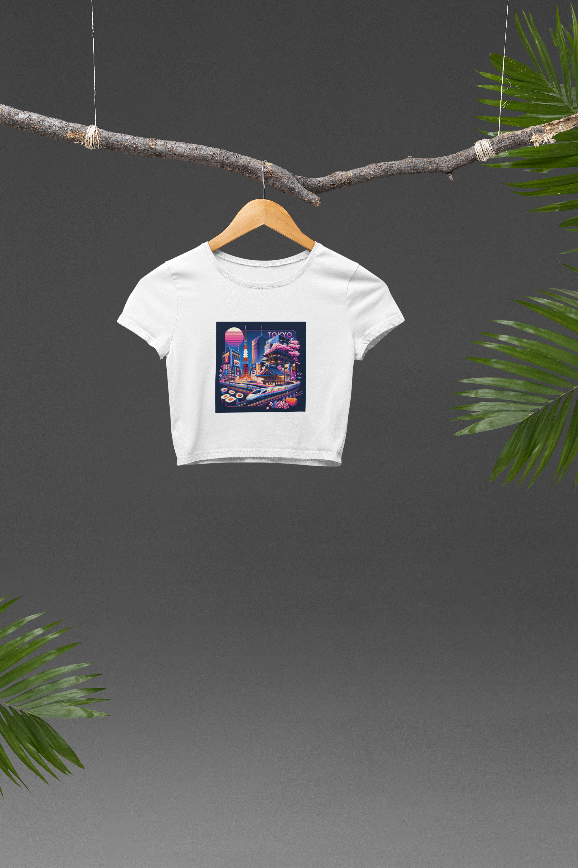 Tokyo White Crop Top