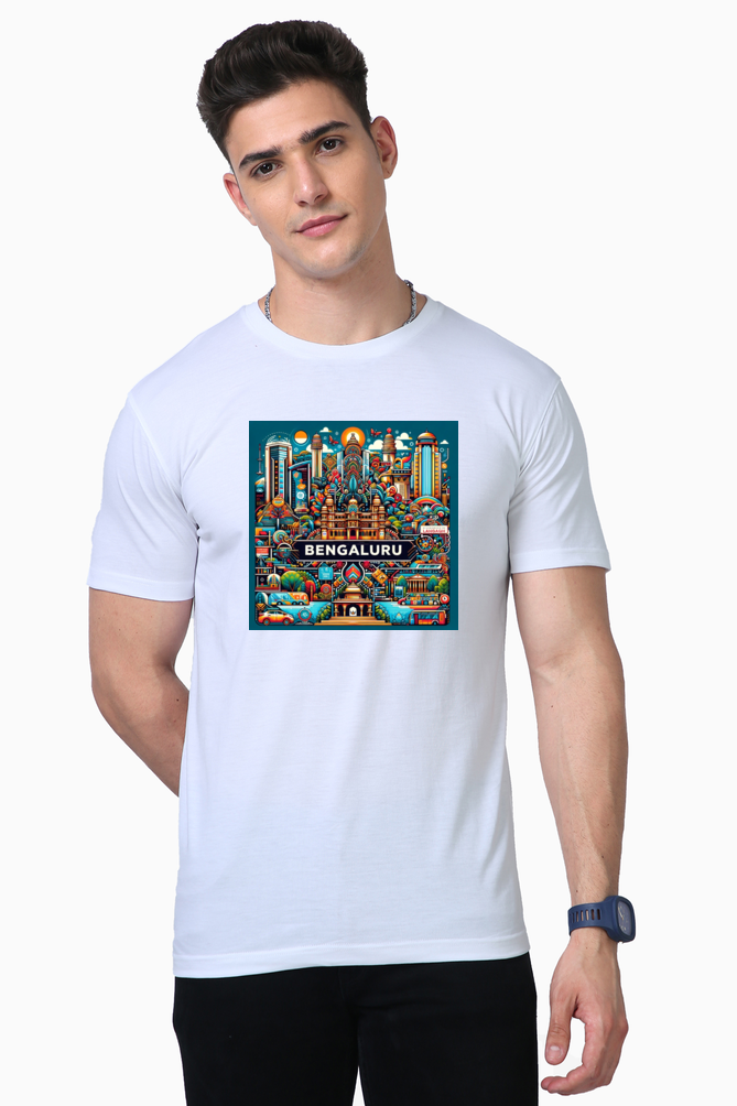 Bengaluru White T-Shirt