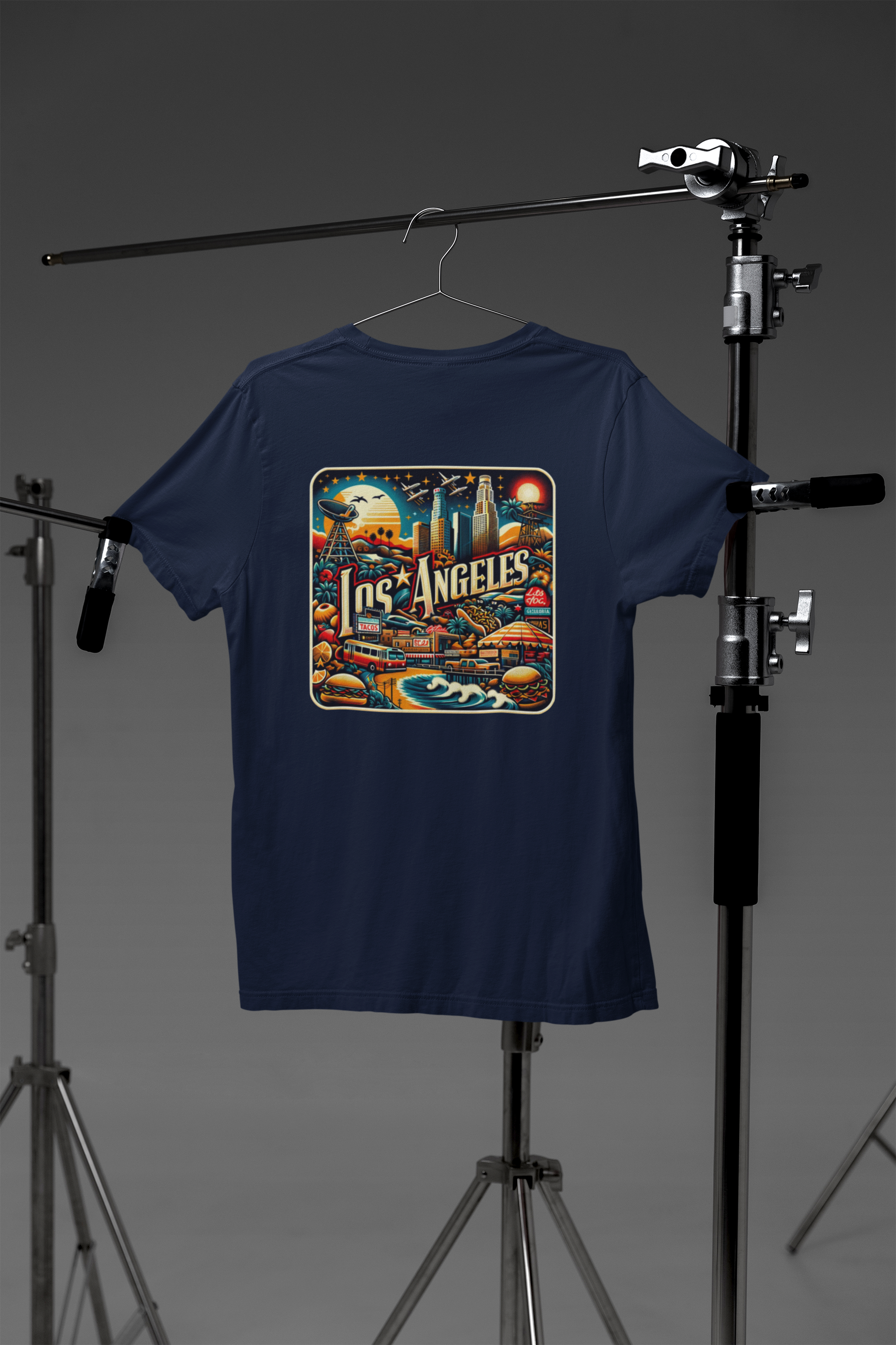 Los Angeles Navy Blue T-shirt