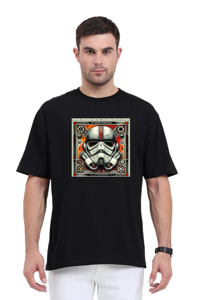 Storm Trooper Black Oversized T-Shirt