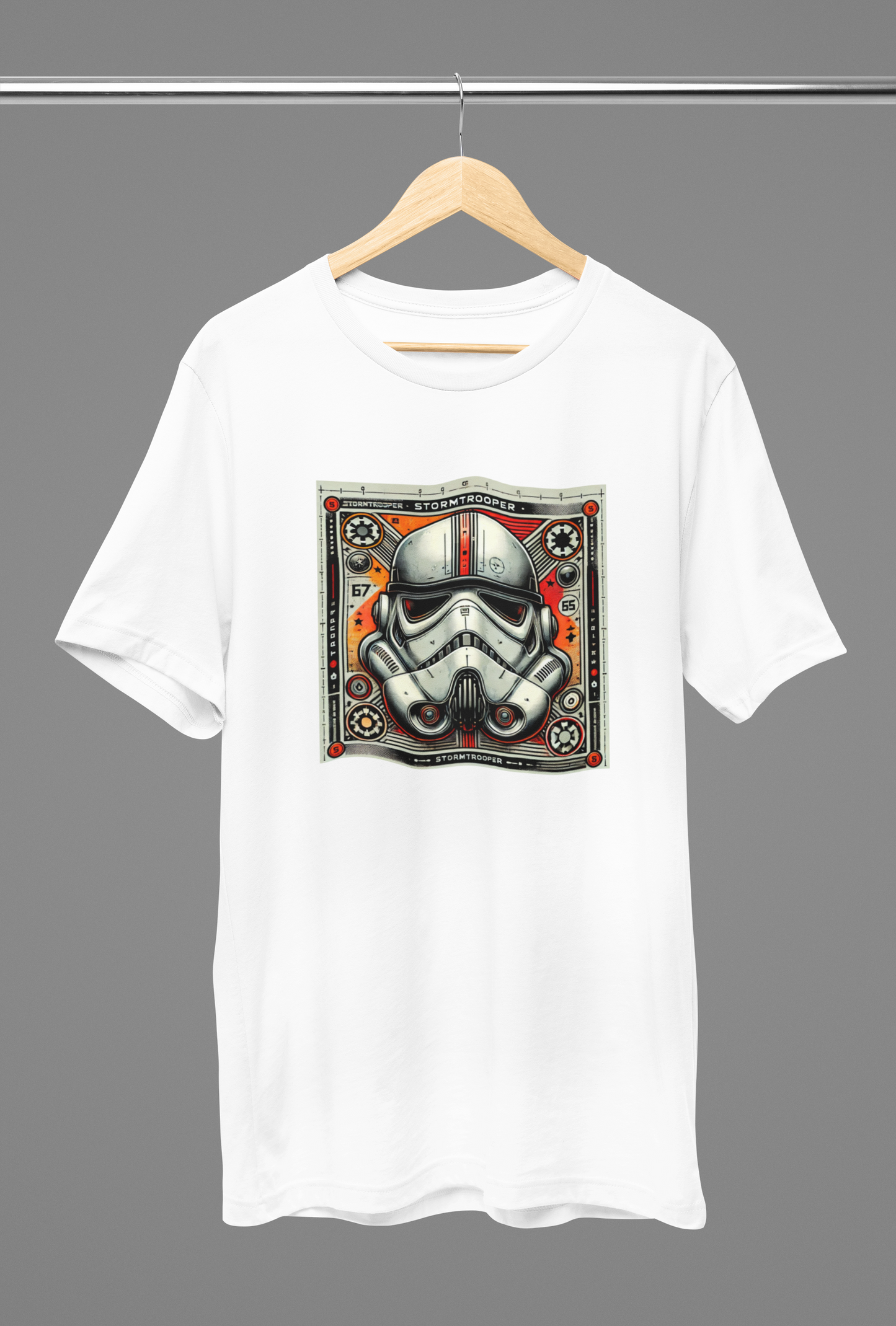 Storm Trooper White Oversized T-Shirt
