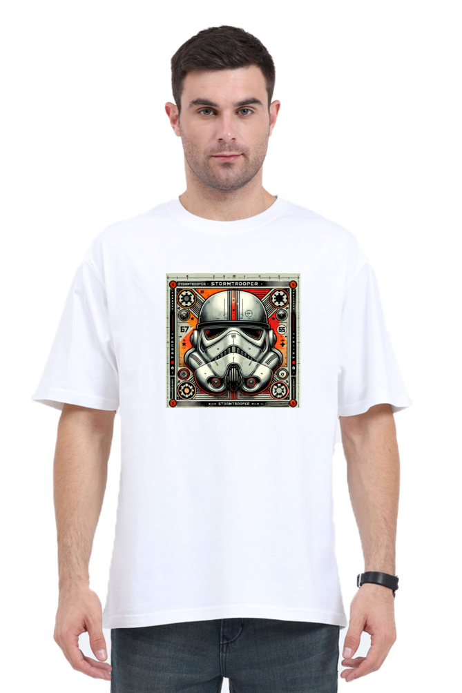 Storm Trooper White Oversized T-Shirt